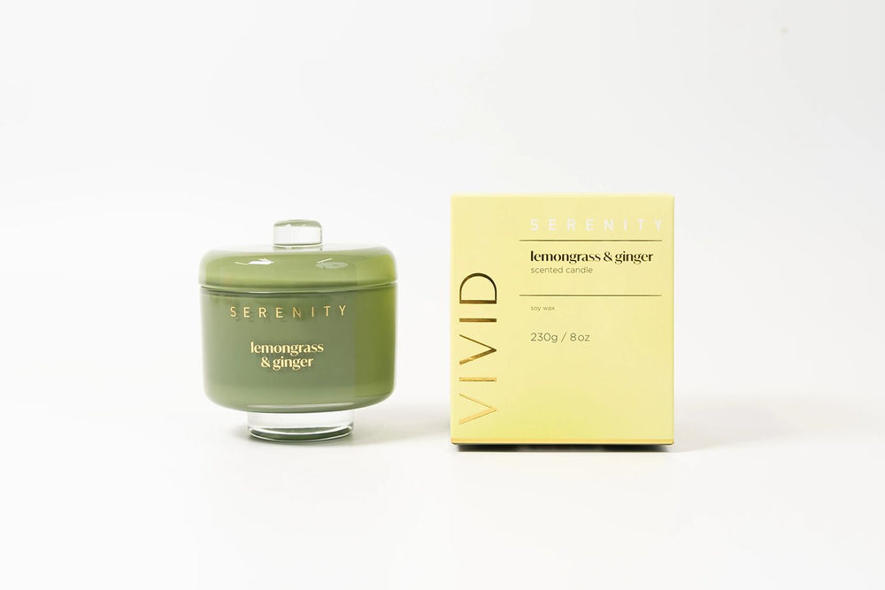 Serenity- Lemongrass and Ginger candle (230g)