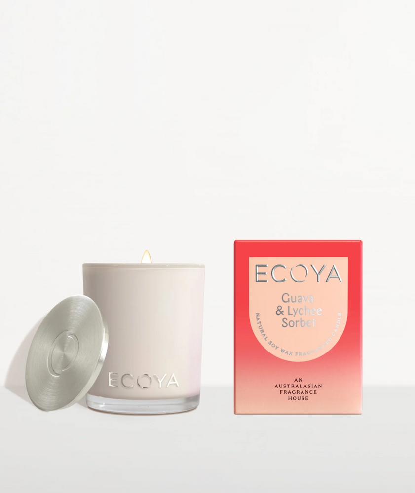 Ecoya- Guava & Lychee Sorbet Mini Madison Candle (80g)