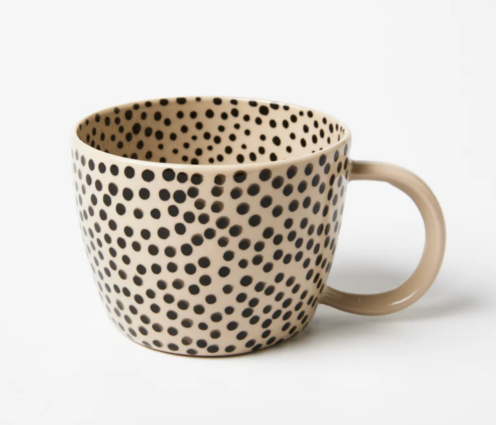 Jones & Co- Chino Mug Black Sprinkle