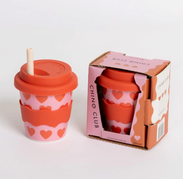 Chino Club- Hearts Baby Chino Cup 4oz