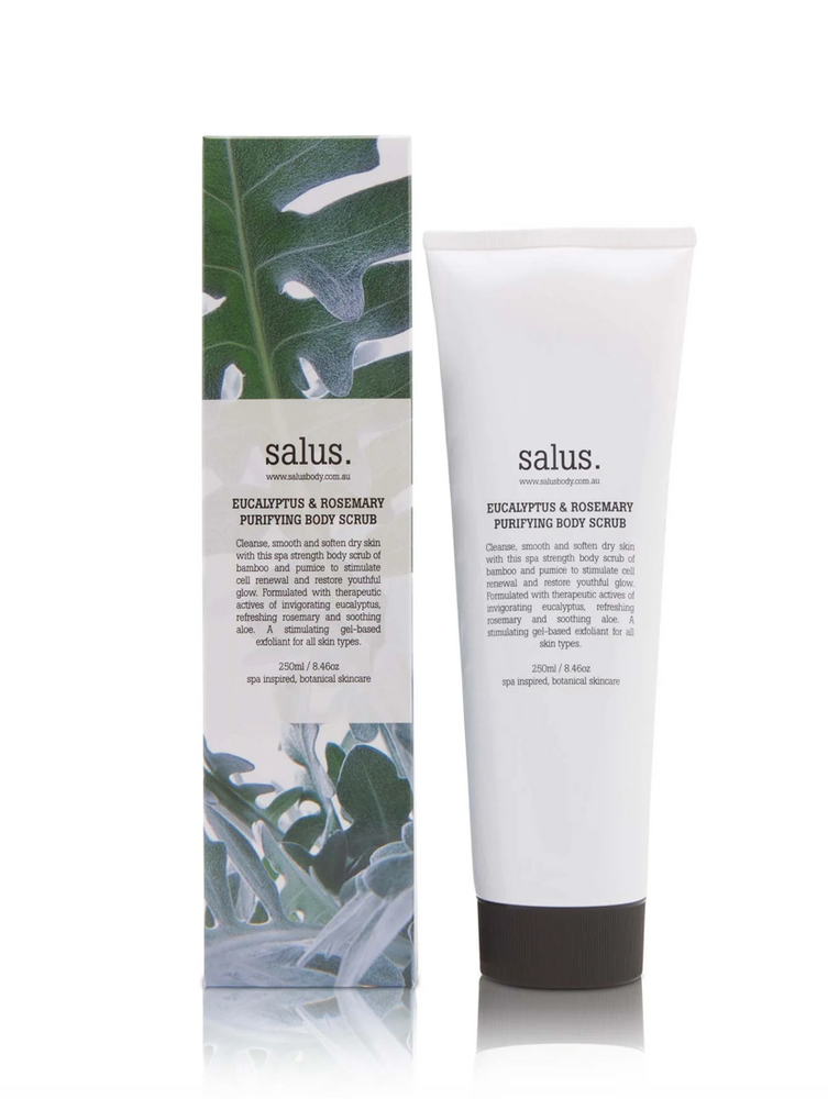 Salus Body- Eucalyptus & Rosemary Purifying 250ml Body Scrub