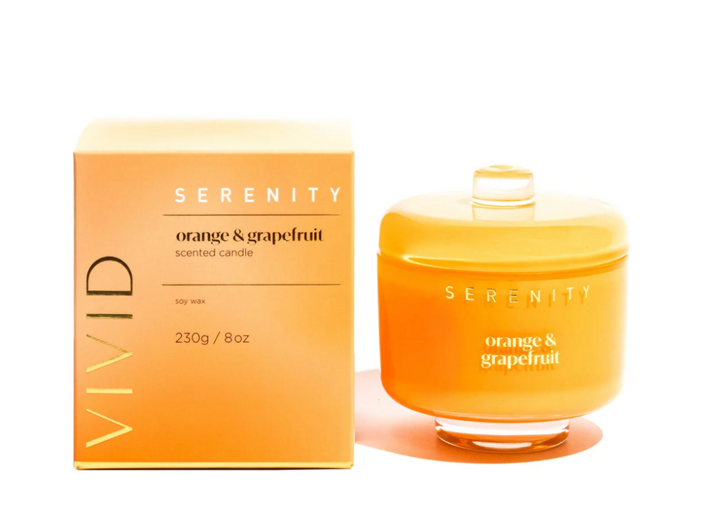 Serenity- Orange & Grapefruit 230g Candle