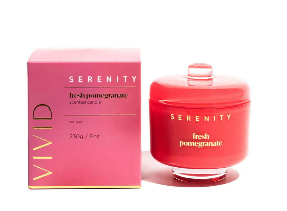 Serenity- Fresh Pomegranate 230g Candle