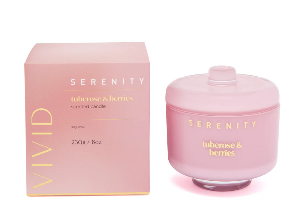 Serenity- Tuberose & Berries 230g Candle