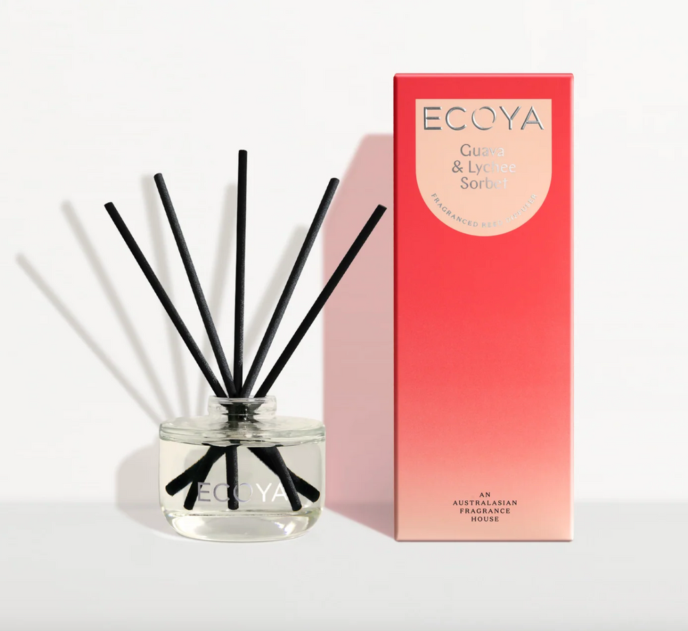 Ecoya- Guava & Lychee Mini 50ml Reed Diffuser