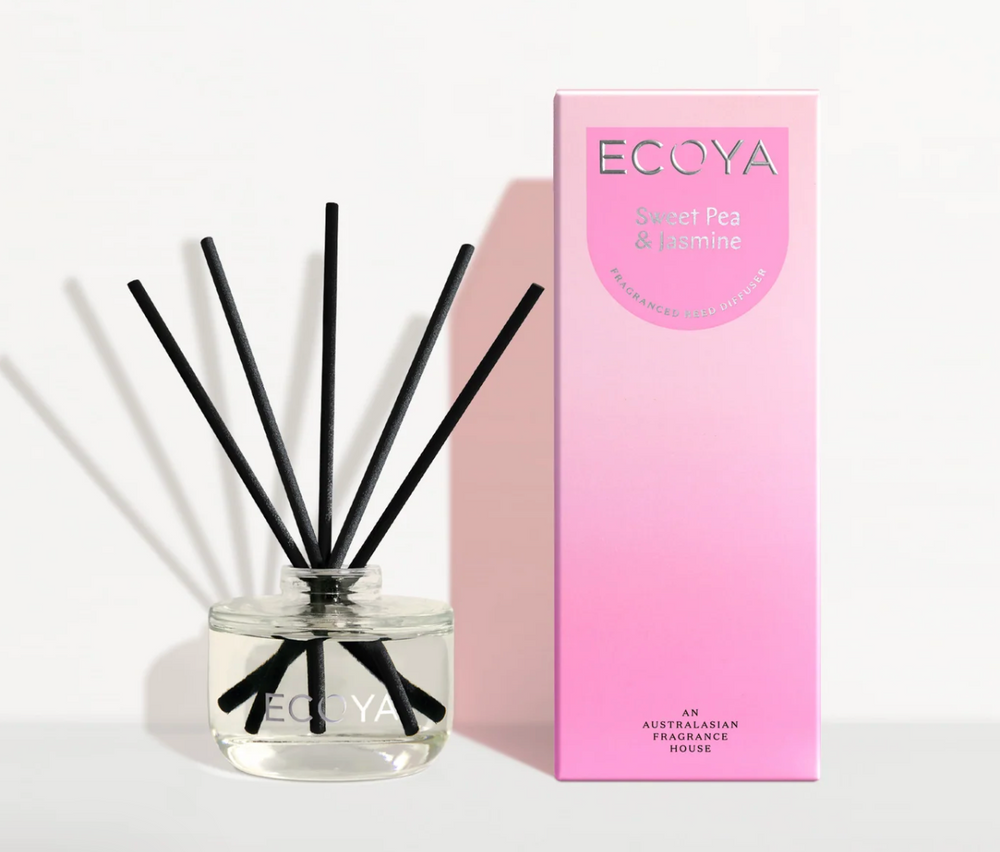 Ecoya- Sweet Pea & Jasmine Mini 50ml Reed Diffuser