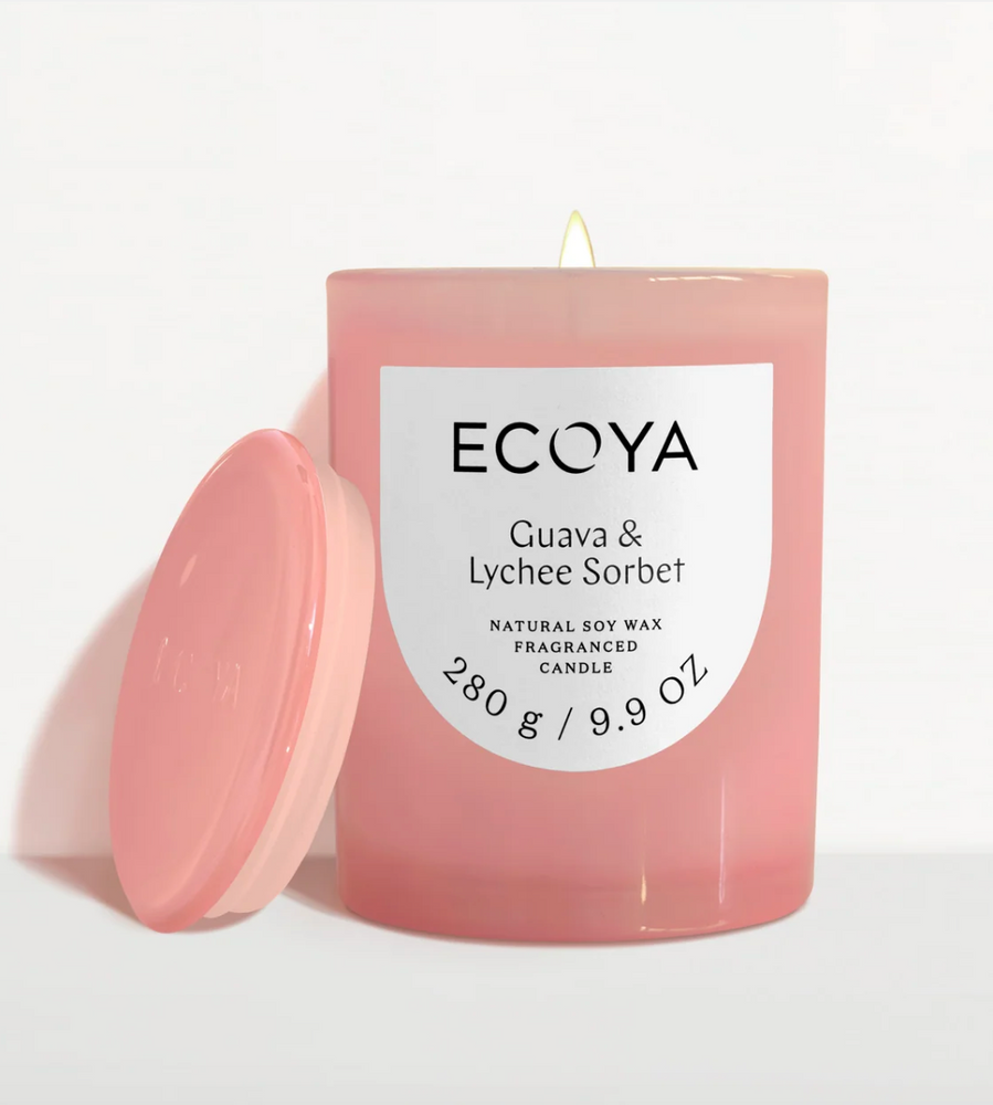 Ecoya- Guava & Lychee Sorbet Metro 280g Candle