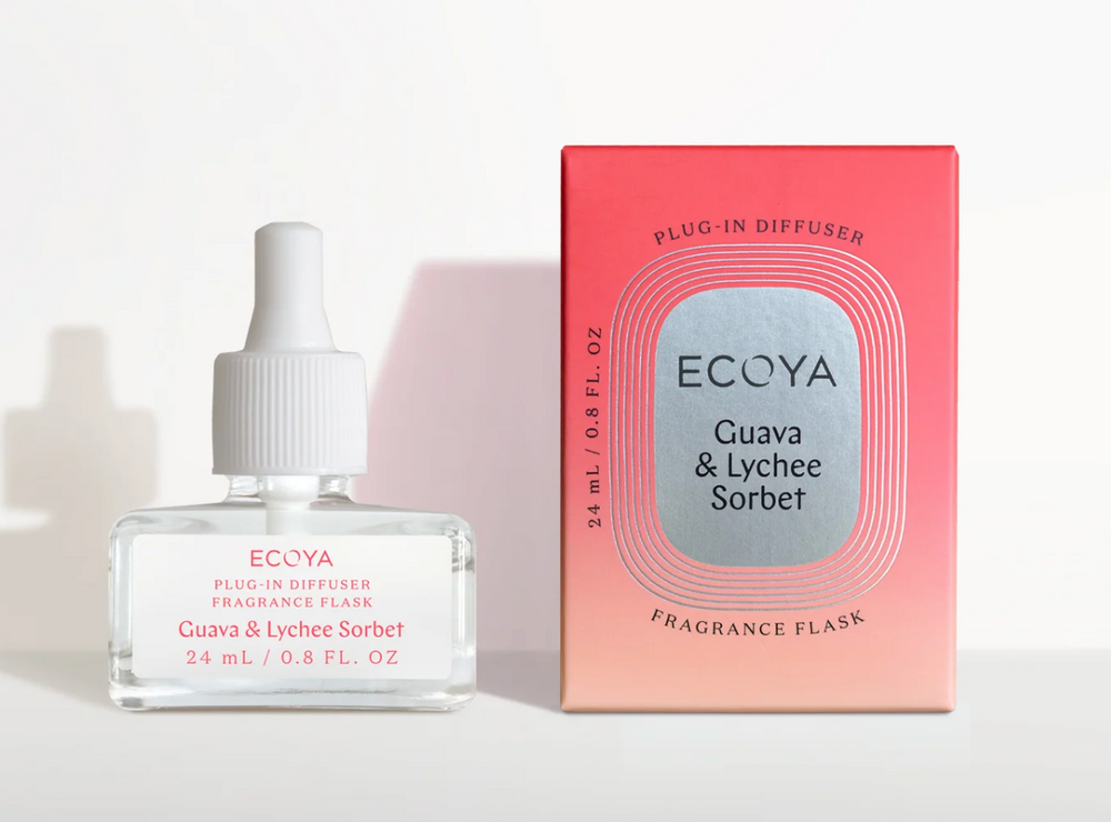 Ecoya- Guava & Lychee Sorbet Plug-In Diffuser Fragrance Flask