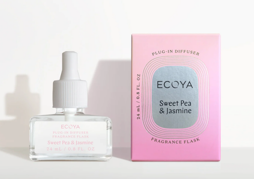 Ecoya- Sweet Pea & Jasmine Plug-In Diffuser Fragrance Flask