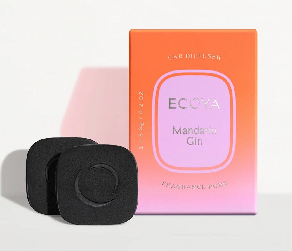 Ecoya- Mandarin Gin Car Diffuser Fragrance Pods