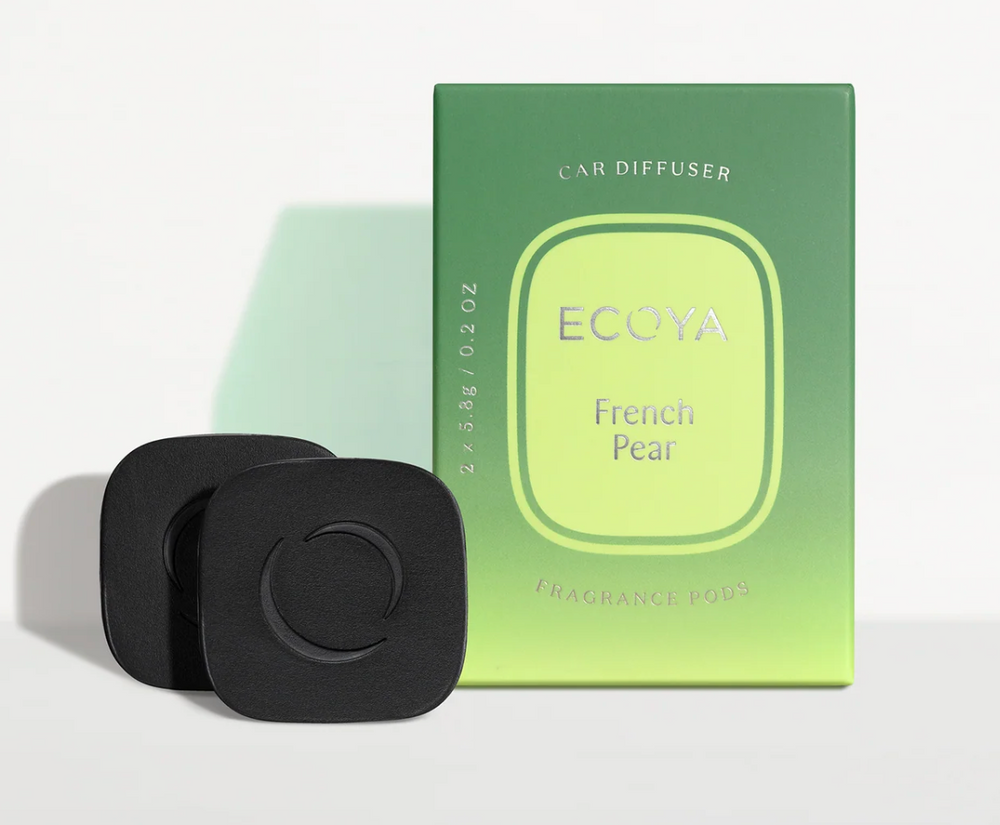 Ecoya- French Pear Car Diffuser Fragrance Pods