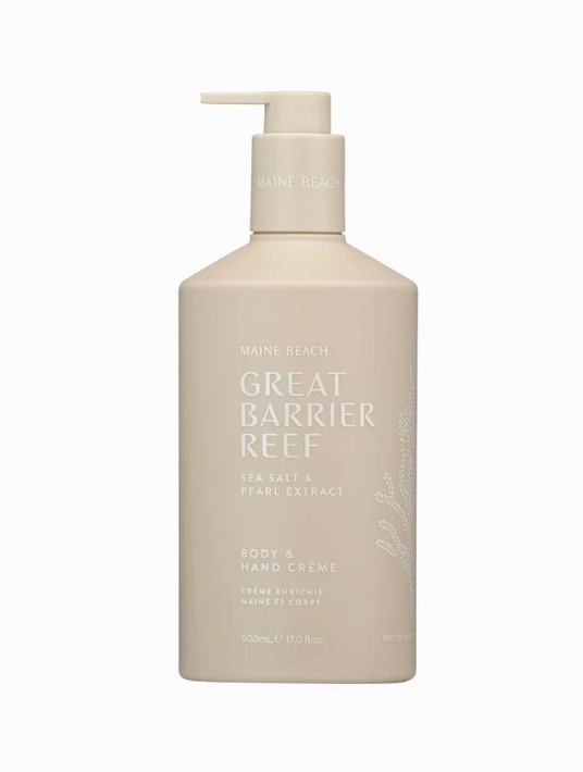 Maine Beach- Great Barrier Reef Sea Salt Body & Hand Crème 500ml